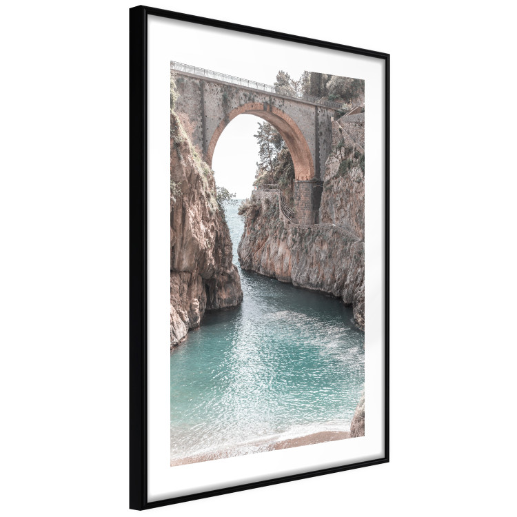 Wall Poster Bridge in Positano - summer landscape of Italian architecture among rocks 135916 additionalImage 4