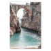 Wall Poster Bridge in Positano - summer landscape of Italian architecture among rocks 135916