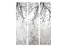 Folding Screen Natural Brightness (3-piece) - Black and white composition in plants 136116 additionalThumb 3