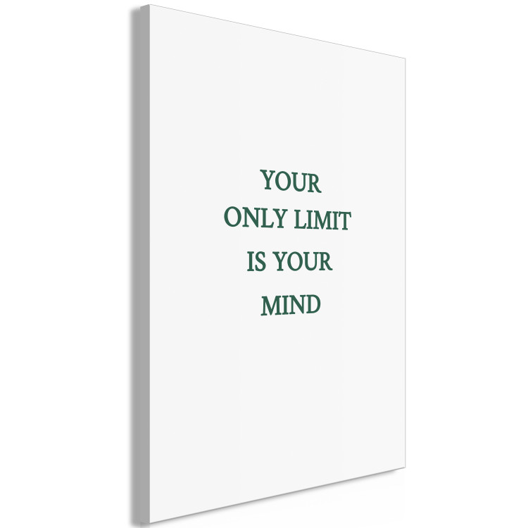 Canvas Art Print Your only limit is your mind - quote in English 137216 additionalImage 2