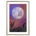 Poster Night in the Countryside - meadow landscape against a cosmic sky and bright moon 138216 additionalThumb 16