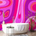 Wall Mural Euphoria - abstract composition in purples in various round shapes 142616 additionalThumb 8