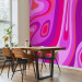 Wall Mural Euphoria - abstract composition in purples in various round shapes 142616 additionalThumb 7