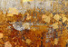 Canvas Print Golden Wildness (1-piece) Wide - abstraction in warm tones 143516 additionalThumb 5