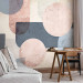 Wall Mural Geometric Disorder - Abstract Composition of Pastel Shapes - First Variant 145316 additionalThumb 4