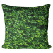 Decorative Microfiber Pillow Leafy curtain - a floral composition with rich detailing cushions 146816