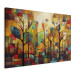Large canvas print Colorful Forest - A Geometric Composition Inspired by Klimt’s Style [Large Format] 151116 additionalThumb 2