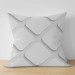 Decorative Microfiber Pillow Oblique Squares - Minimalist Composition With Geometric Figures 151316 additionalThumb 2