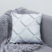 Decorative Microfiber Pillow Oblique Squares - Minimalist Composition With Geometric Figures 151316 additionalThumb 5