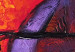Canvas Colourful Thoughts (1-piece) - Abstraction with a purple fossil 48116 additionalThumb 4