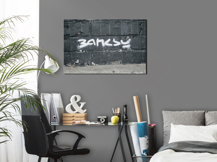 Canvas Art Print Banksy Signature  68016 additionalImage 3