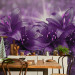 Wall Mural Gems of nature - lily flowers in a purple composition with sparkle 90316 additionalThumb 6