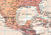 Canvas World Map: Orange World 98016 additionalThumb 4