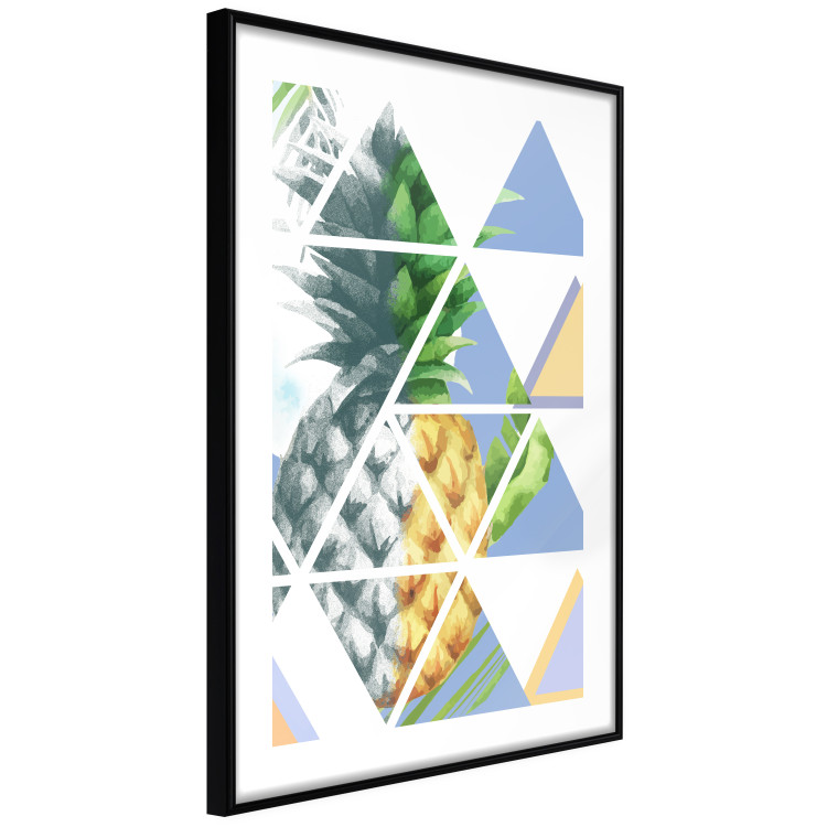 Poster Geometric pineapple - abstract composition with a tropical fruit 114326 additionalImage 13