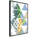Poster Geometric pineapple - abstract composition with a tropical fruit 114326 additionalThumb 12