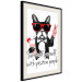 Wall Poster Surround yourself with positive people - motivational text and a dog 115226 additionalThumb 3