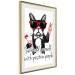 Wall Poster Surround yourself with positive people - motivational text and a dog 115226 additionalThumb 2