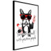Wall Poster Surround yourself with positive people - motivational text and a dog 115226 additionalThumb 11