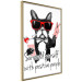 Wall Poster Surround yourself with positive people - motivational text and a dog 115226 additionalThumb 14
