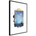 Poster Iceberg - composition with a winter landscape on an abstract background 116626 additionalThumb 11