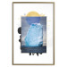 Poster Iceberg - composition with a winter landscape on an abstract background 116626 additionalThumb 16