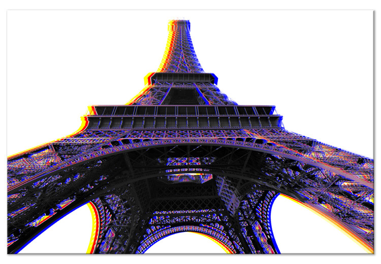 Canvas Print The Eiffel Tower - a symbol of Paris and French architecture 117926
