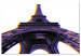 Canvas Print The Eiffel Tower - a symbol of Paris and French architecture 117926