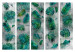Room Divider Screen Modernist Jungle II - tropical leaves on a grey concrete background 118526 additionalThumb 7