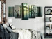 Canvas Art Print Morning (5 Parts) Wide Green 118926 additionalThumb 3