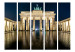 Room Divider Screen Berlin by Night II (5-piece) - historic city architecture after dark 124226 additionalThumb 3