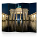 Room Divider Screen Berlin by Night II (5-piece) - historic city architecture after dark 124226