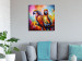 Canvas Colourful Parrots (1 Part) Square 127026 additionalThumb 3