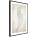 Poster Another Tide - maritime composition of a white seashell on a sand background 127526 additionalThumb 6