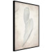 Poster Another Tide - maritime composition of a white seashell on a sand background 127526 additionalThumb 13