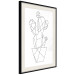 Wall Poster Cactus Sketch - line art of plant with geometric figures on white background 128026 additionalThumb 2