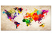 Large canvas print World Map: Abstract Fantasy II [Large Format] 128626