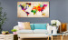 Large canvas print World Map: Abstract Fantasy II [Large Format] 128626 additionalThumb 5