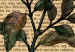 Poster Basil Poetry - vintage composition with plants and black text in background 129426 additionalThumb 12