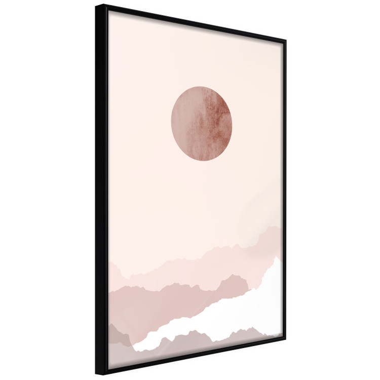 Poster Pastel Planet - abstract circle above the clouds in a bright cosmos 129726 additionalImage 11
