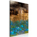 Canvas Print Ruffled Ocean (1-piece) Vertical - abstract glamorous style 130326 additionalThumb 2