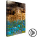 Canvas Print Ruffled Ocean (1-piece) Vertical - abstract glamorous style 130326 additionalThumb 6