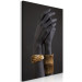 Canvas Exotic Duet (1-piece) Vertical - hands with golden accents 130426 additionalThumb 2