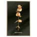 Wall Poster Frozen in Time - golden plant composition with leaves on a black background 130526 additionalThumb 17