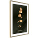 Wall Poster Frozen in Time - golden plant composition with leaves on a black background 130526 additionalThumb 9