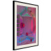 Poster Four Walls - geometric figures with neons in an abstract style 131926 additionalThumb 2