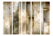 Folding Screen Golden Stripes II (5-piece) - warm abstraction with unusual texture 133226 additionalThumb 3