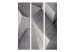 Room Divider Abstract Concrete Blocks (3-piece) - geometric gray 3D pattern 133426 additionalThumb 3