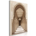 Canvas Art Print Oriental Arches (1-piece) Vertical - architecture of Arab columns 134726 additionalThumb 2