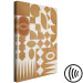 Canvas Abstract order - irregular geometric shapes in beige 134826 additionalThumb 6
