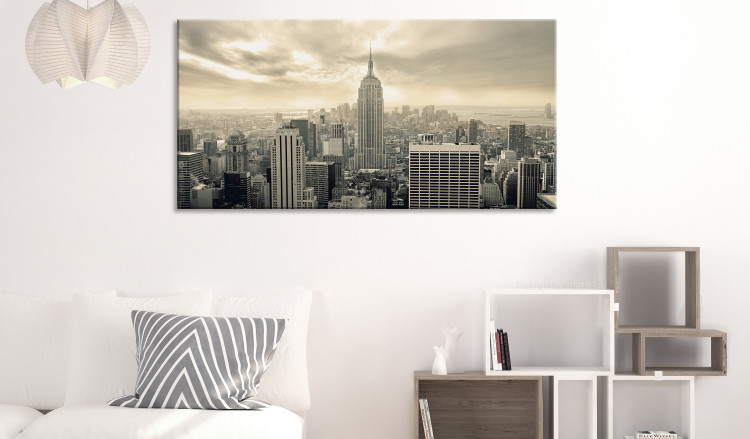 Large canvas print NY: Morning Sky II [Large Format] 137626 additionalImage 5